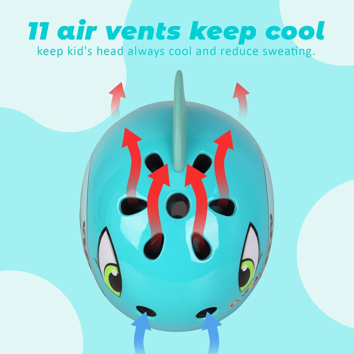 Casco de Bicicleta Atphfety S-216 para Niños 44-50 cm