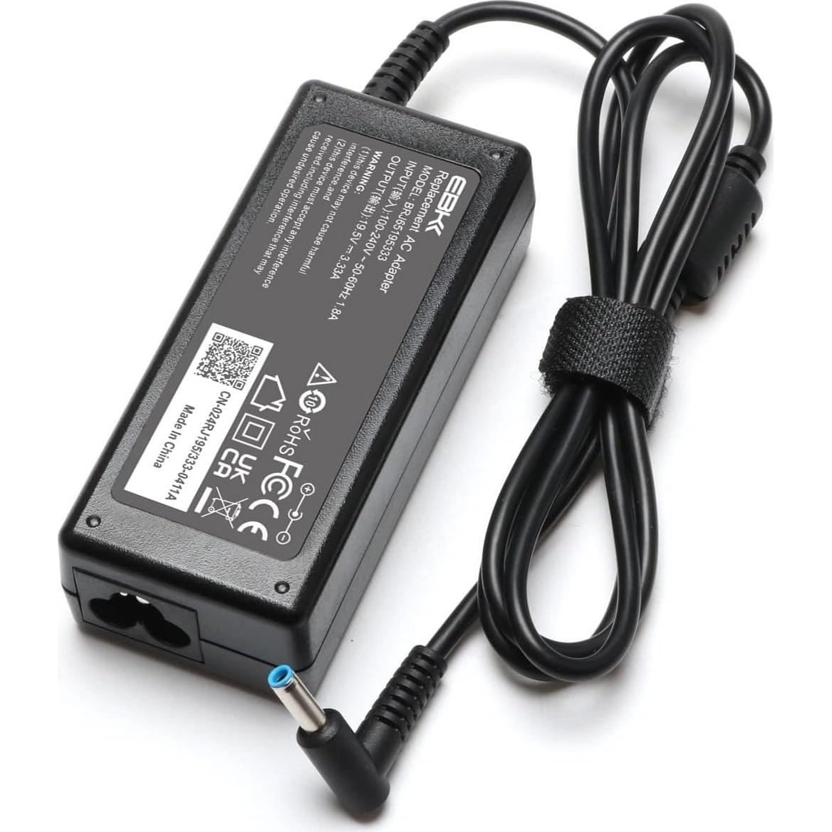 Cargador de Laptop 65W HP Pavilion x360 19.5V 3.33A