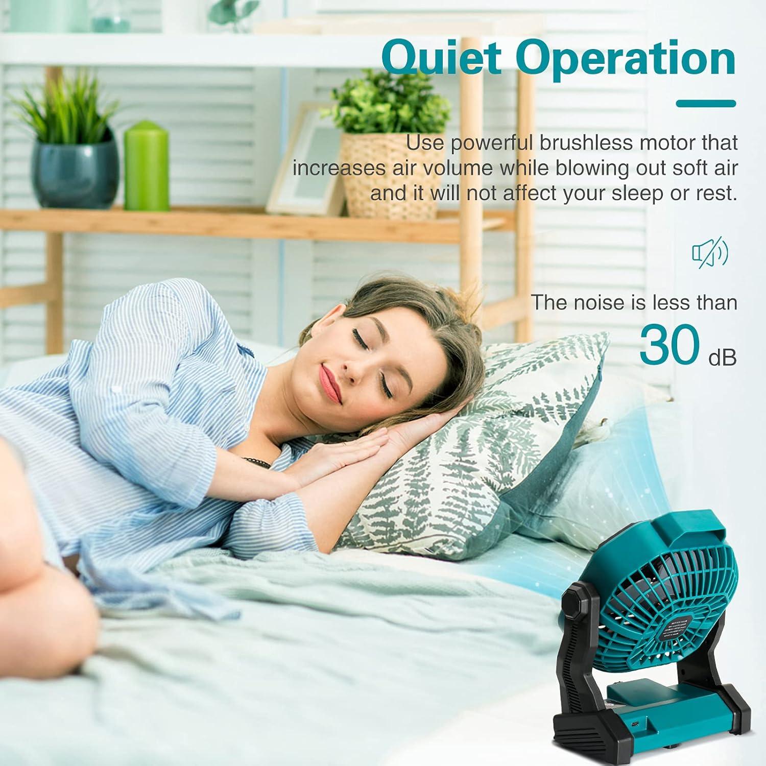 Ventilador Portátil CONBOLA X20 Recargable 10400mAh Verde