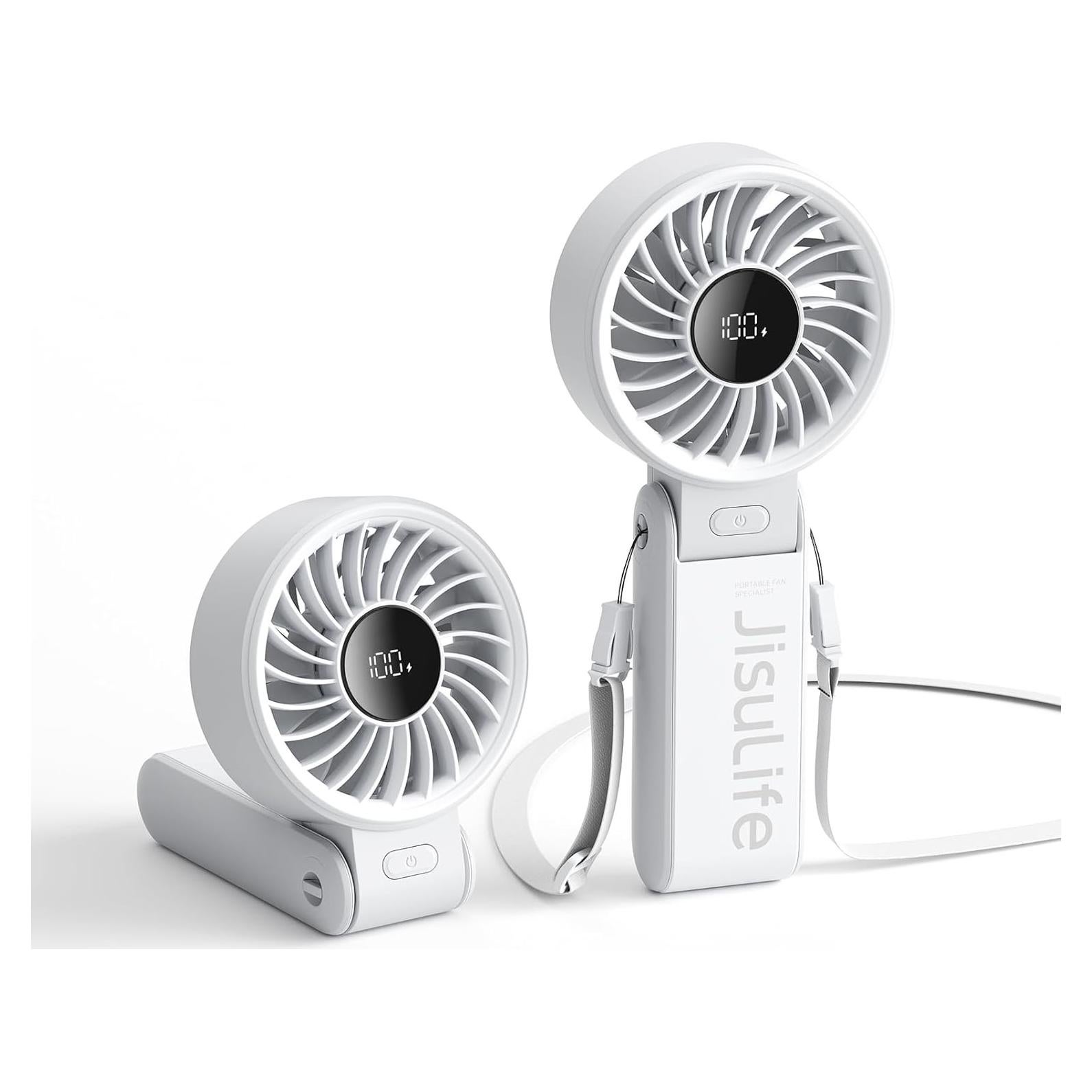 Ventilador de Mano JISULIFE Life7 3600mAh 5 Velocidades Gris