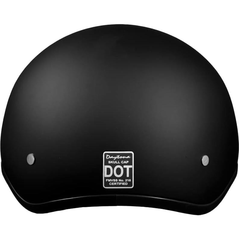 Casco de Motocicleta Daytona Skull Cap 3X-Small Negro Mate