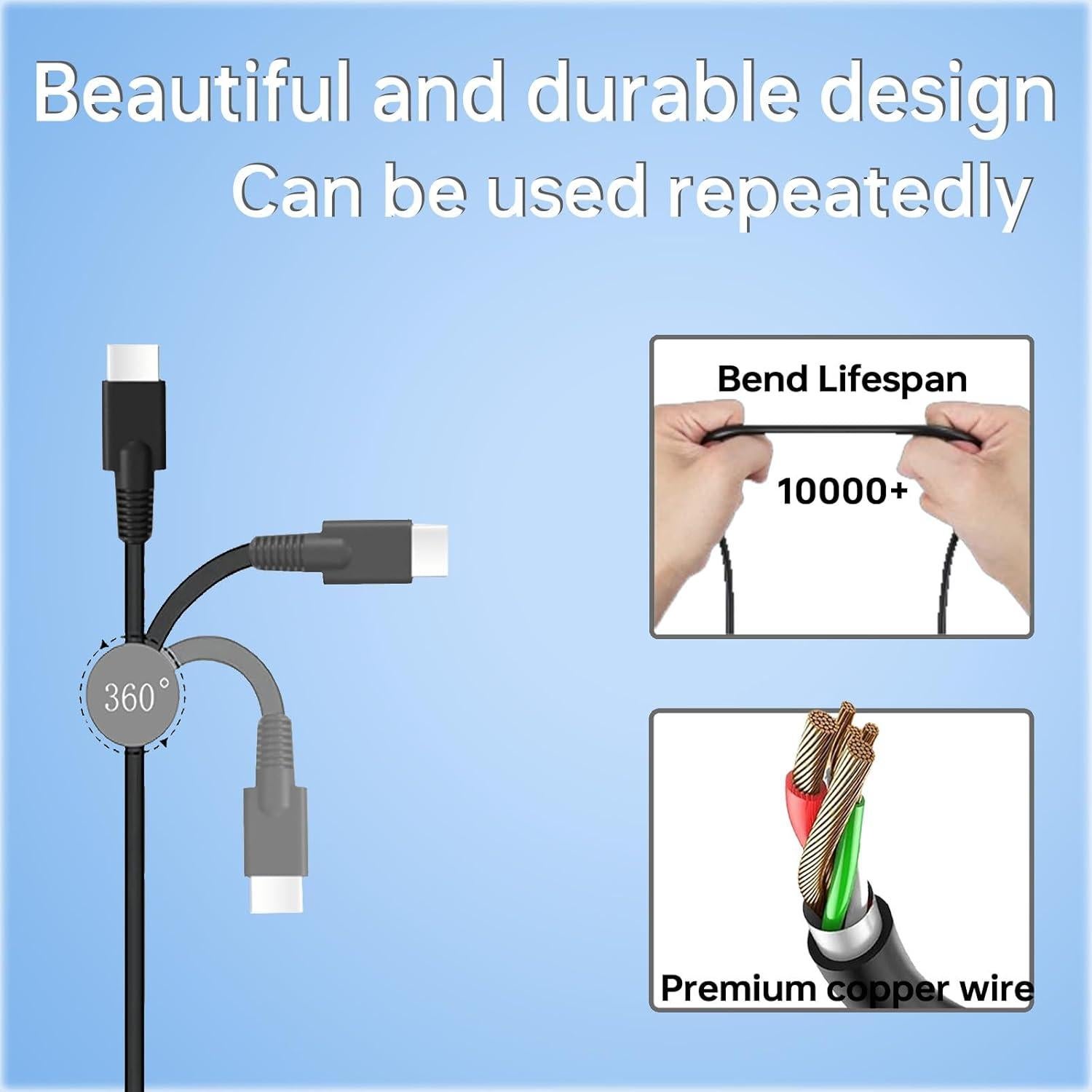 Cargador USB C 65W Aimusen para HP ProBook y EliteBook