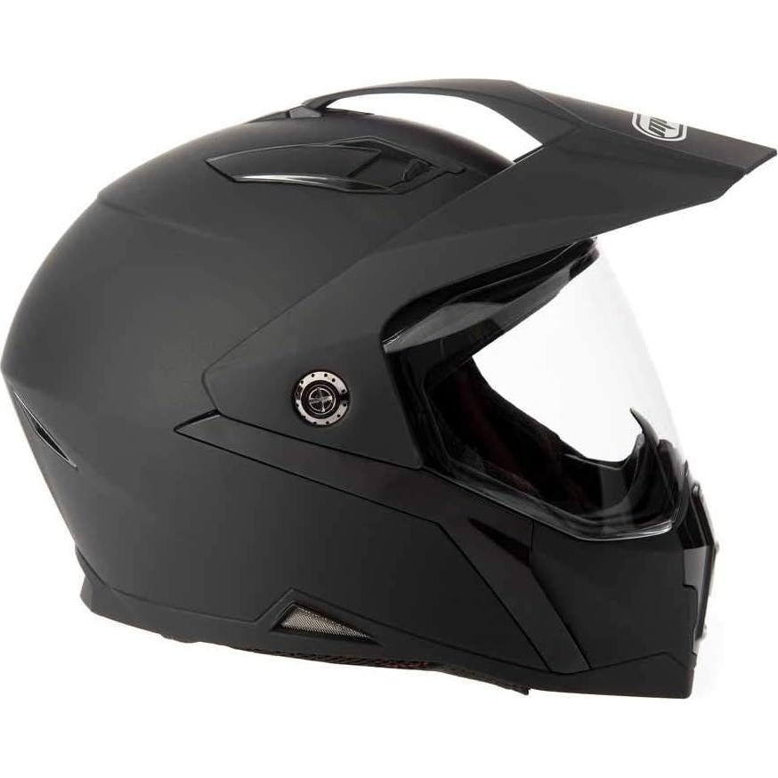 Casco Doble Deporte MMG Tormenta Grande Negro Mate