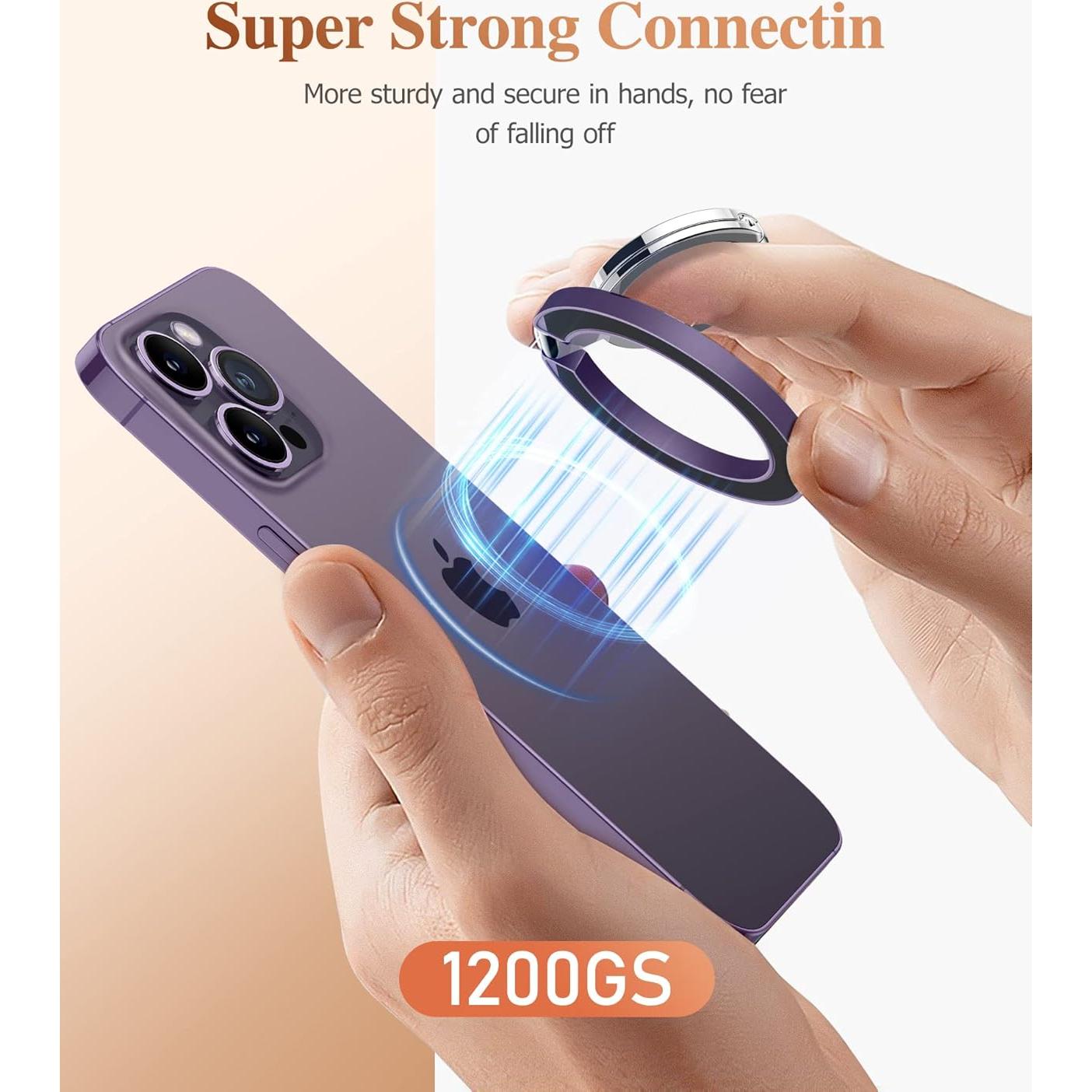 Soporte Magnético GVIEWIN para iPhone 16/15/14/13/12 Púrpura