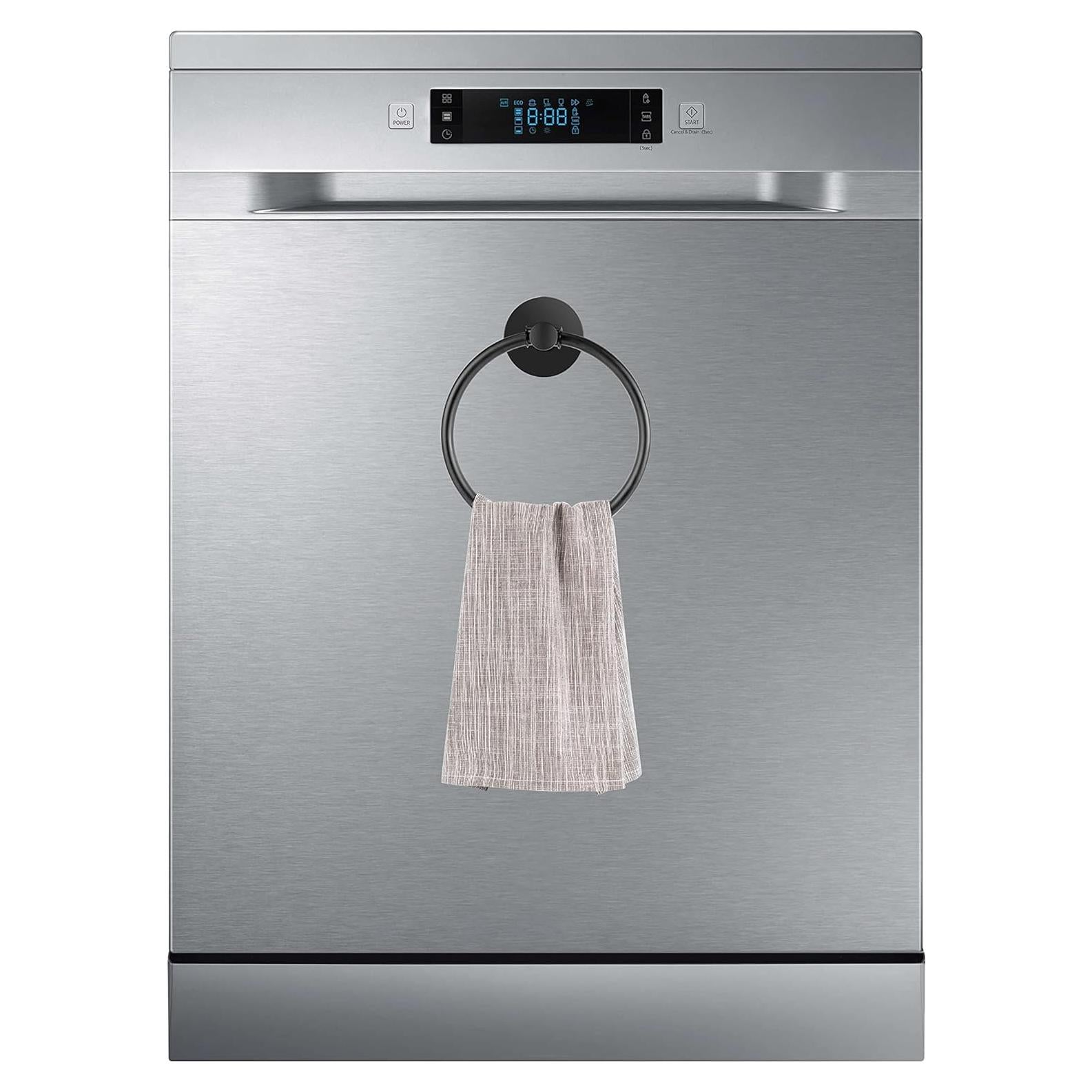 Anillo de Toalla Magnético New Valley Warbler Negro 7 cm