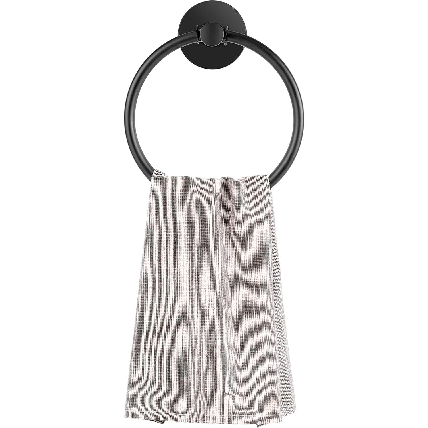 Anillo de Toalla Magnético New Valley Warbler Negro 7 cm