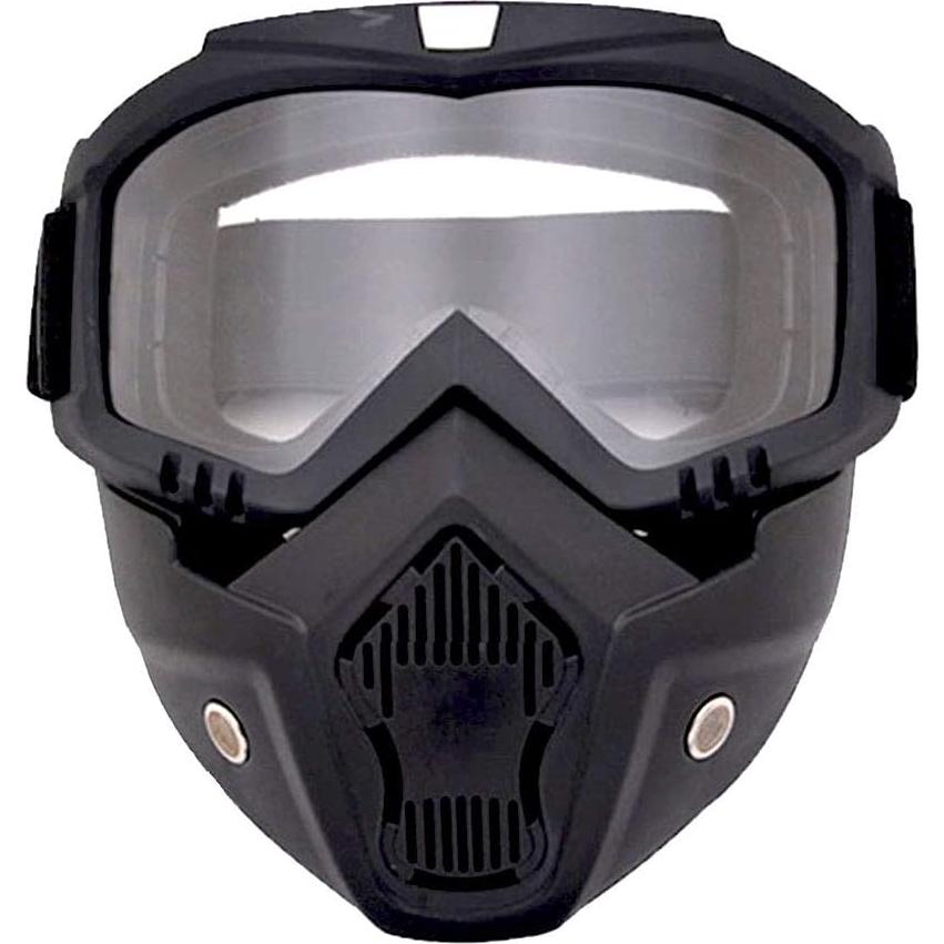 Casco 1Storm HKY602 Pequeño Cadena Calavera con Gafas