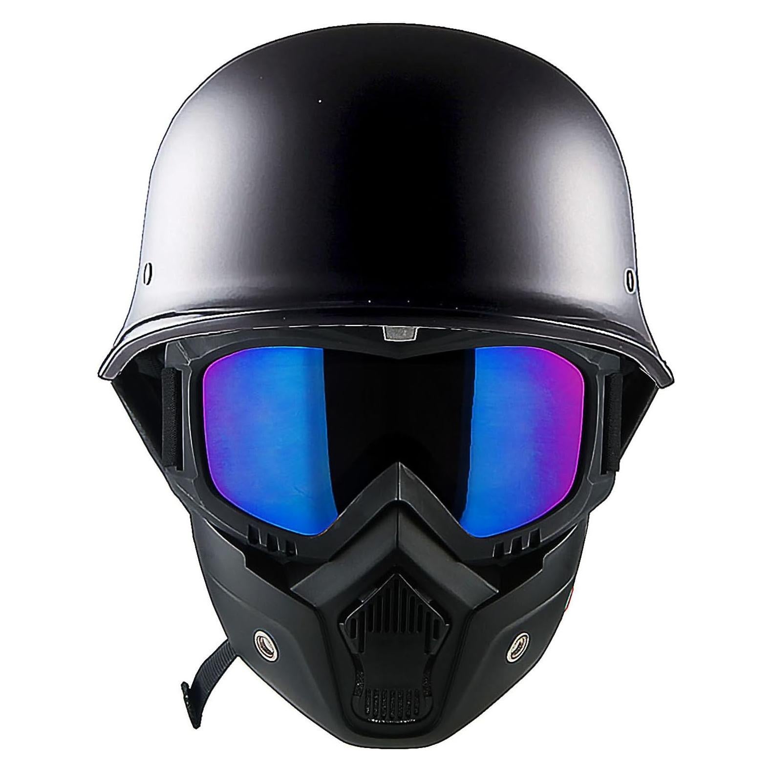 Casco 1Storm HKY602 Pequeño Cadena de Calavera con Gafas