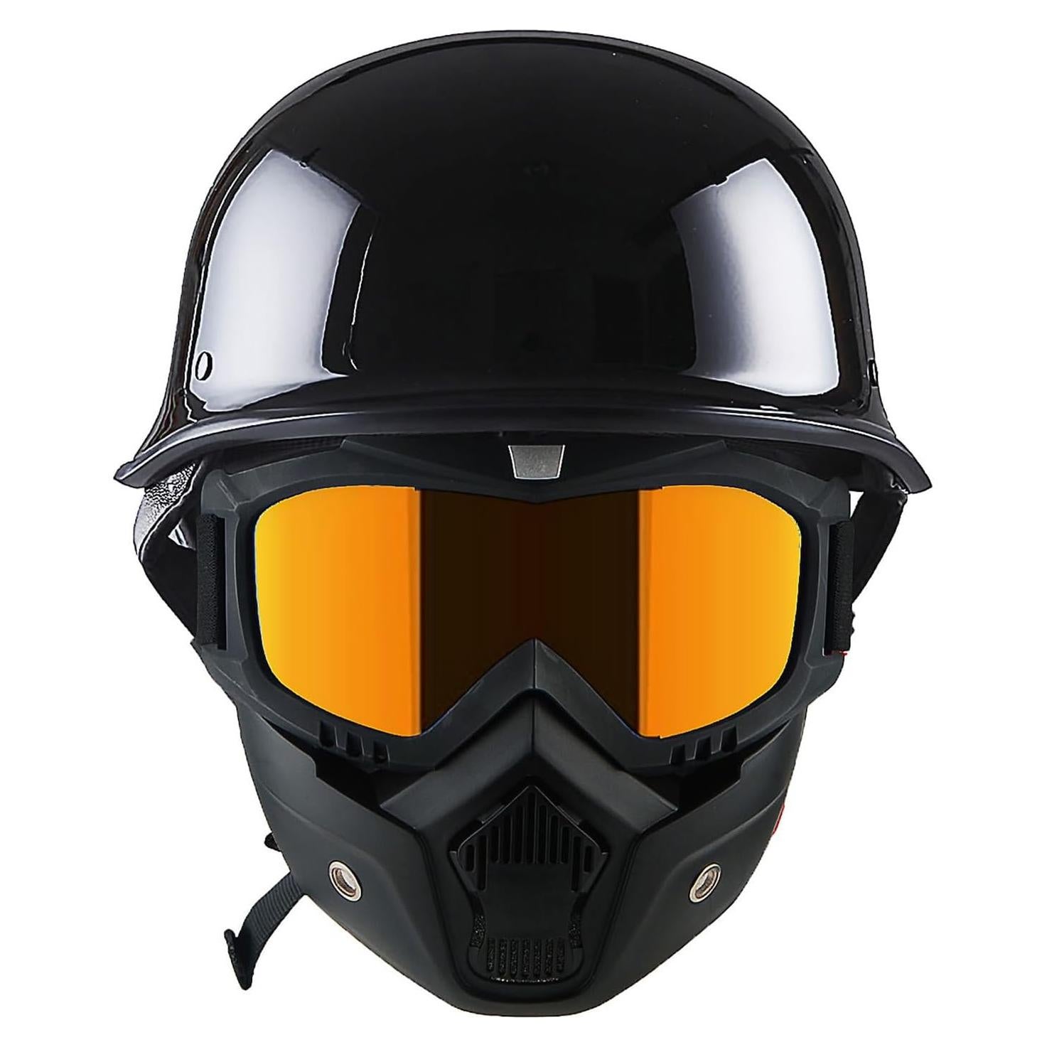 Casco 1Storm HKY602 Pequeño Cadena Calavera con Gafas