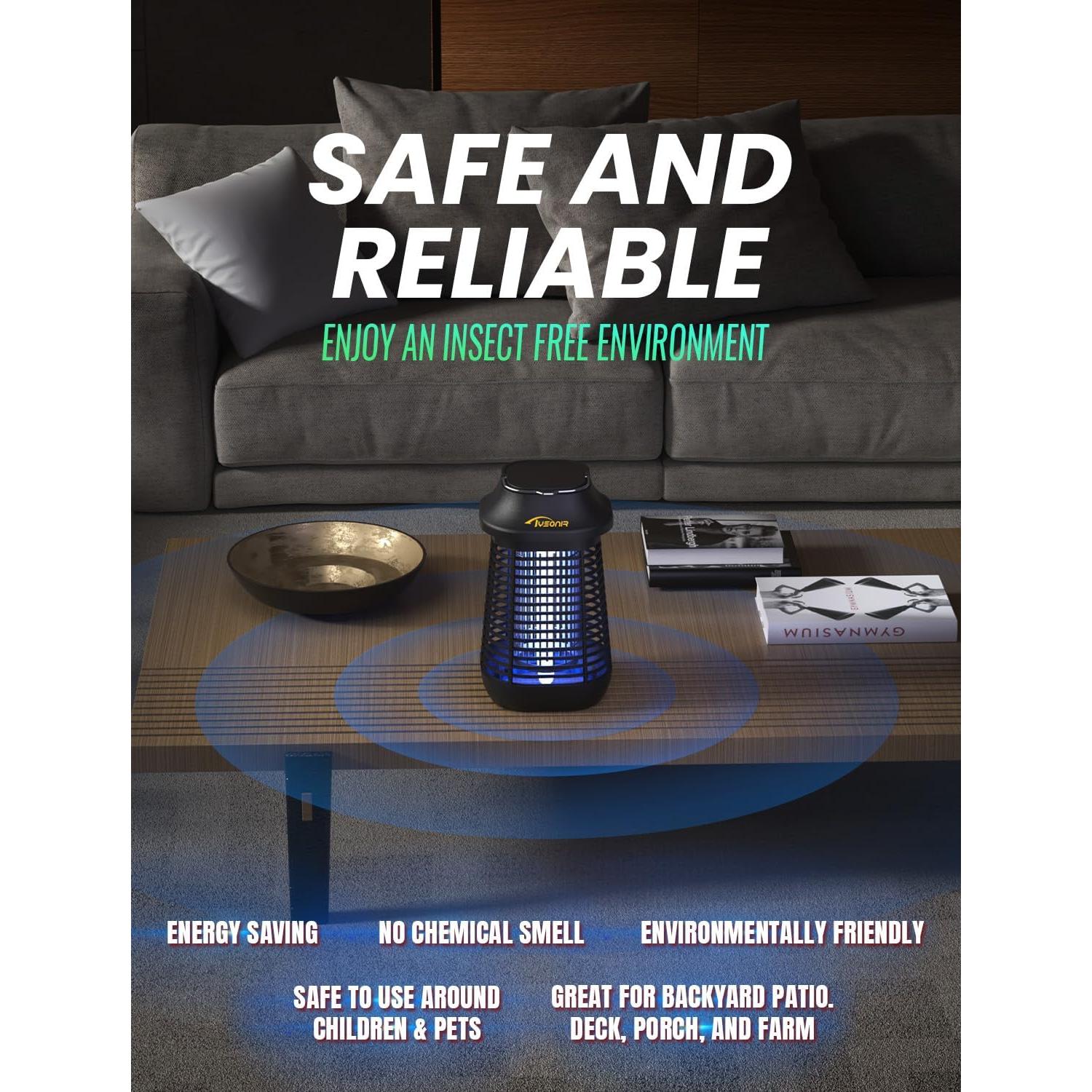 Zapper Eléctrico Tysonir NLZQ-1 para Mosquitos y Moscas