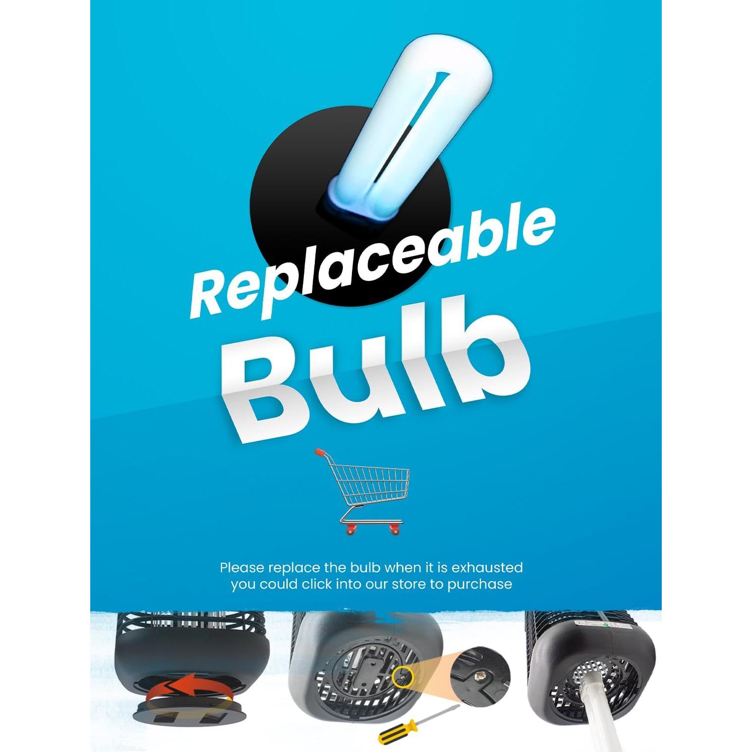 Zapper Eléctrico Tysonir NLZQ-1 para Mosquitos y Moscas