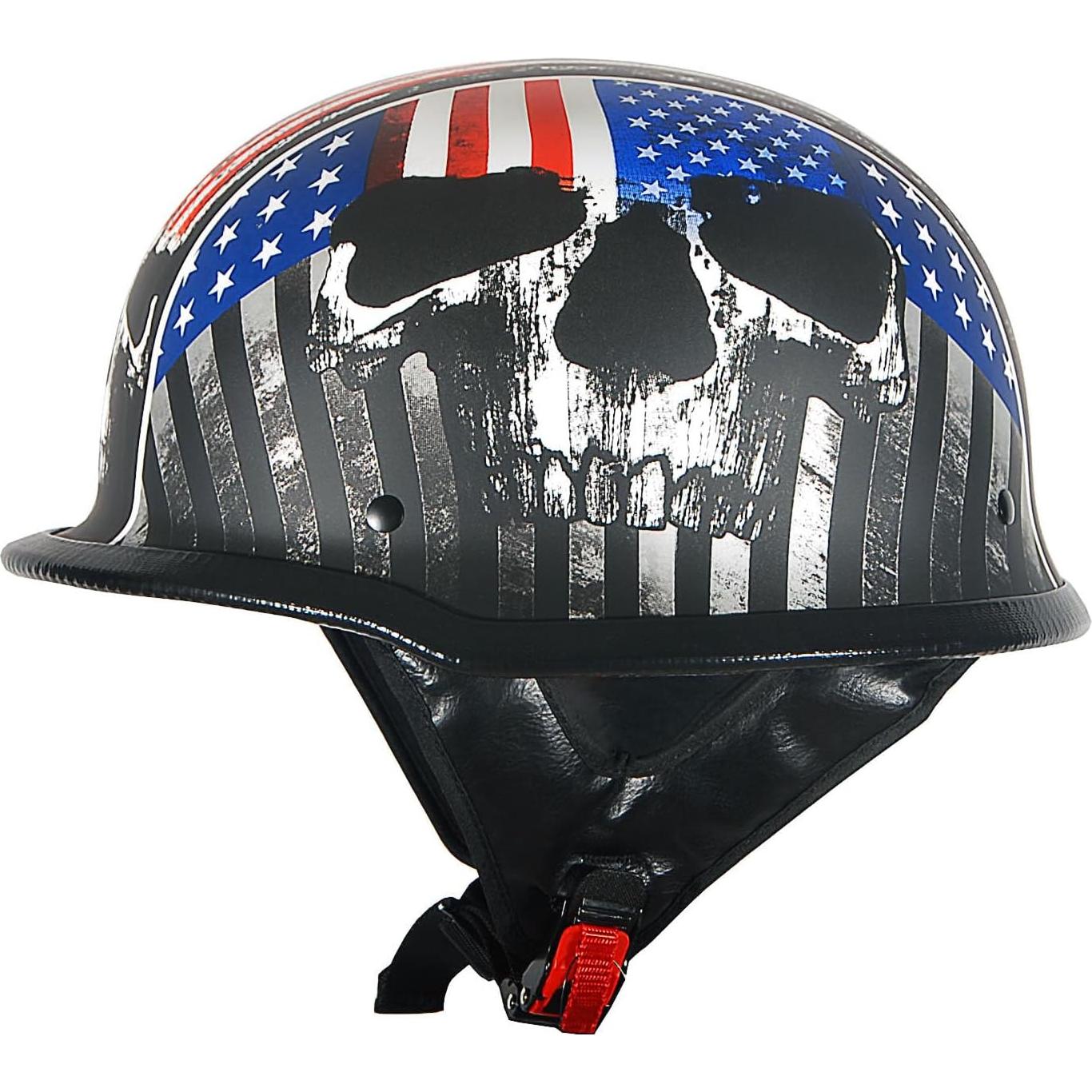Casco 1Storm HKY602 Pequeño Cadena de Calavera con Gafas