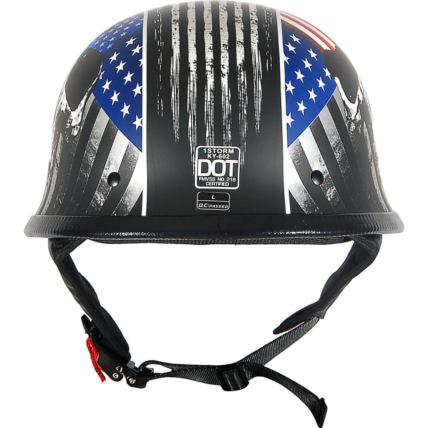 Casco 1Storm HKY602 Pequeño Cadena de Calavera con Gafas