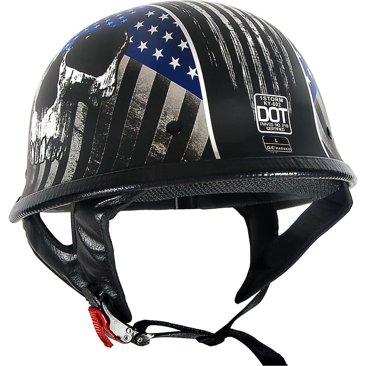Casco 1Storm HKY602 Pequeño Cadena de Calavera con Gafas
