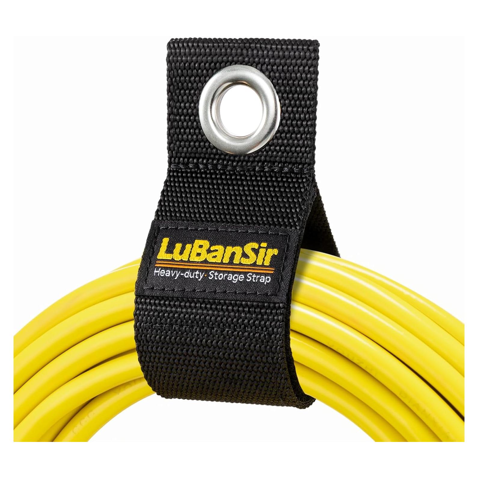 Organizador de Cables LuBanSir 9 Paquetes 33 cm Negro