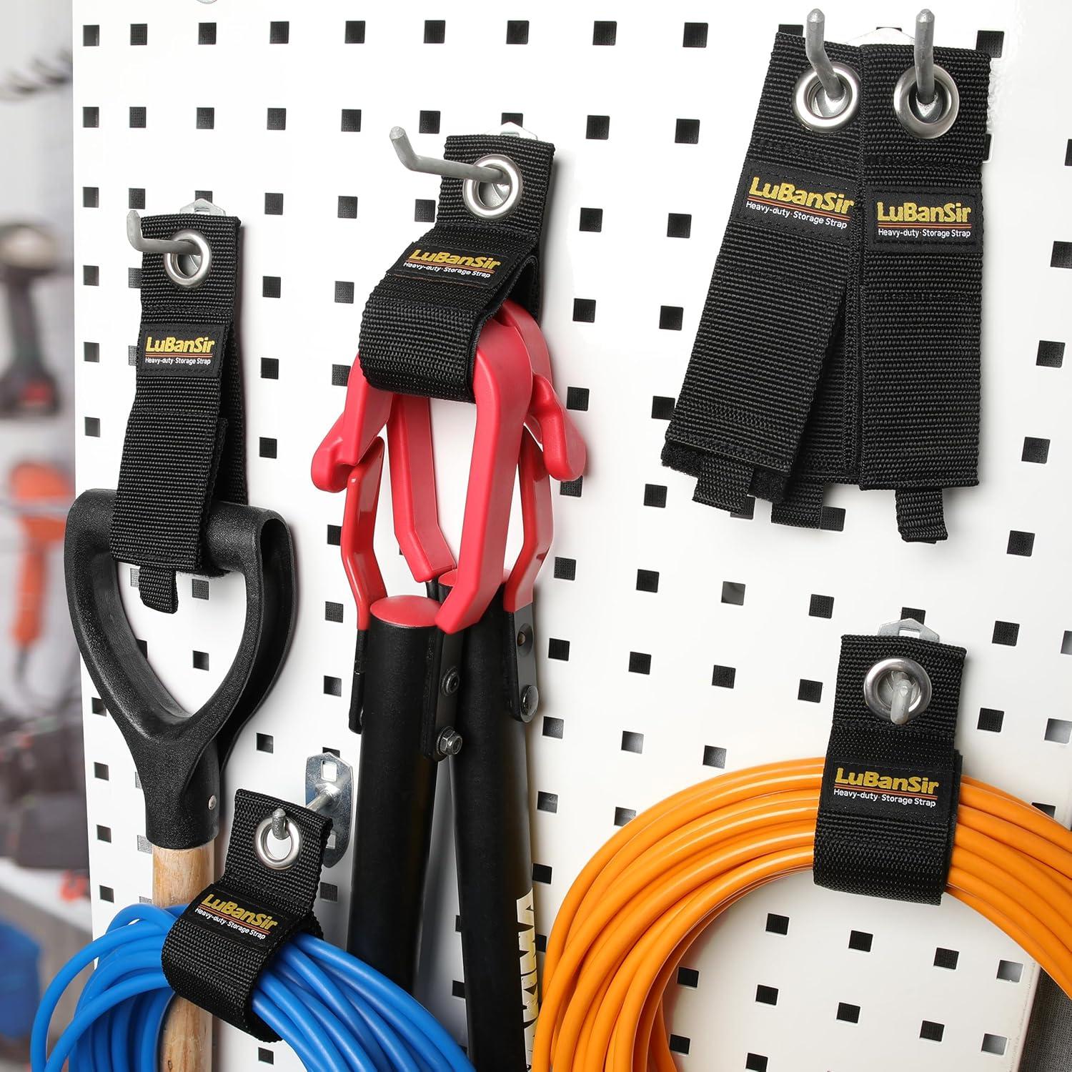 Organizador de Cables LuBanSir 9 Paquetes 33 cm Negro