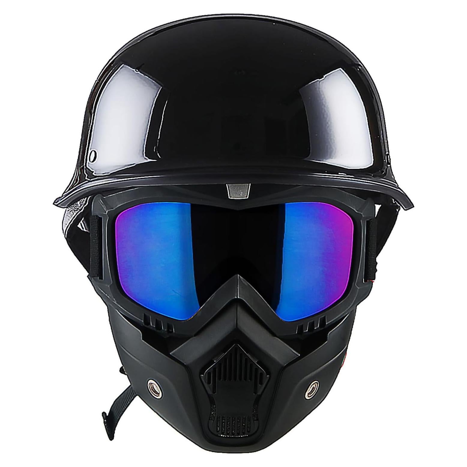 Casco 1Storm HKY602 Pequeño Cadena Calavera con Gafas