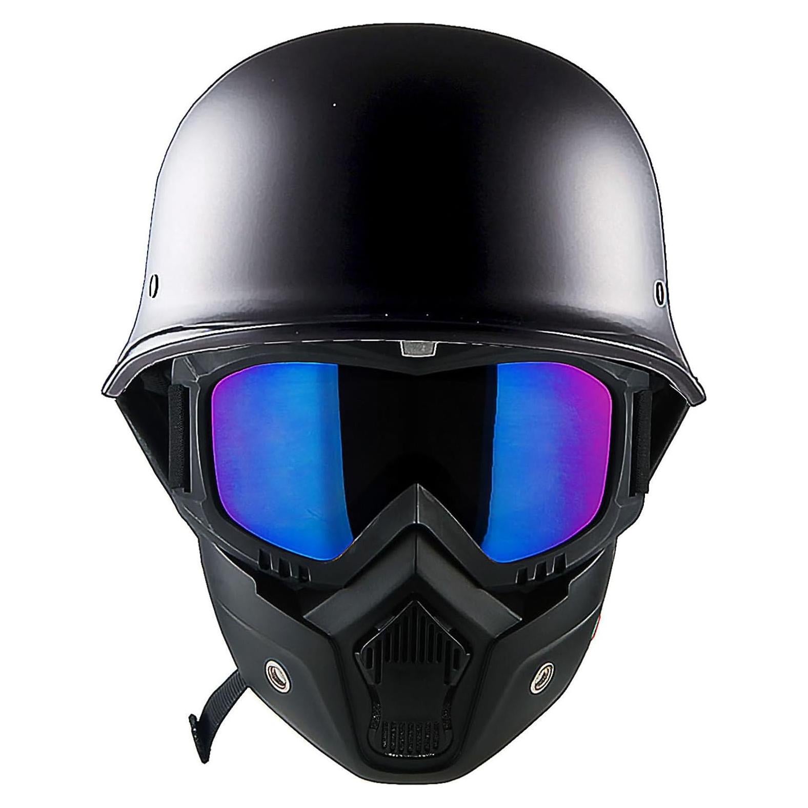 Casco 1Storm HKY602 Pequeño Cadena Calavera con Gafas