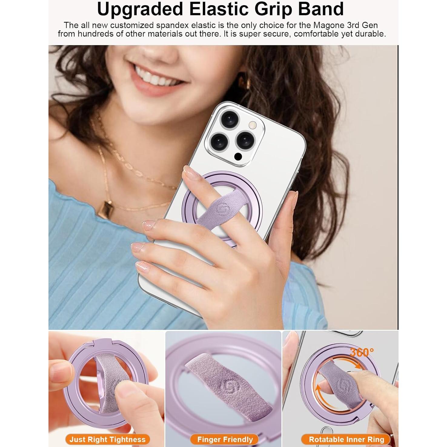 Soporte para Teléfono EWA MagOne 3ra Gen Magnético Púrpura