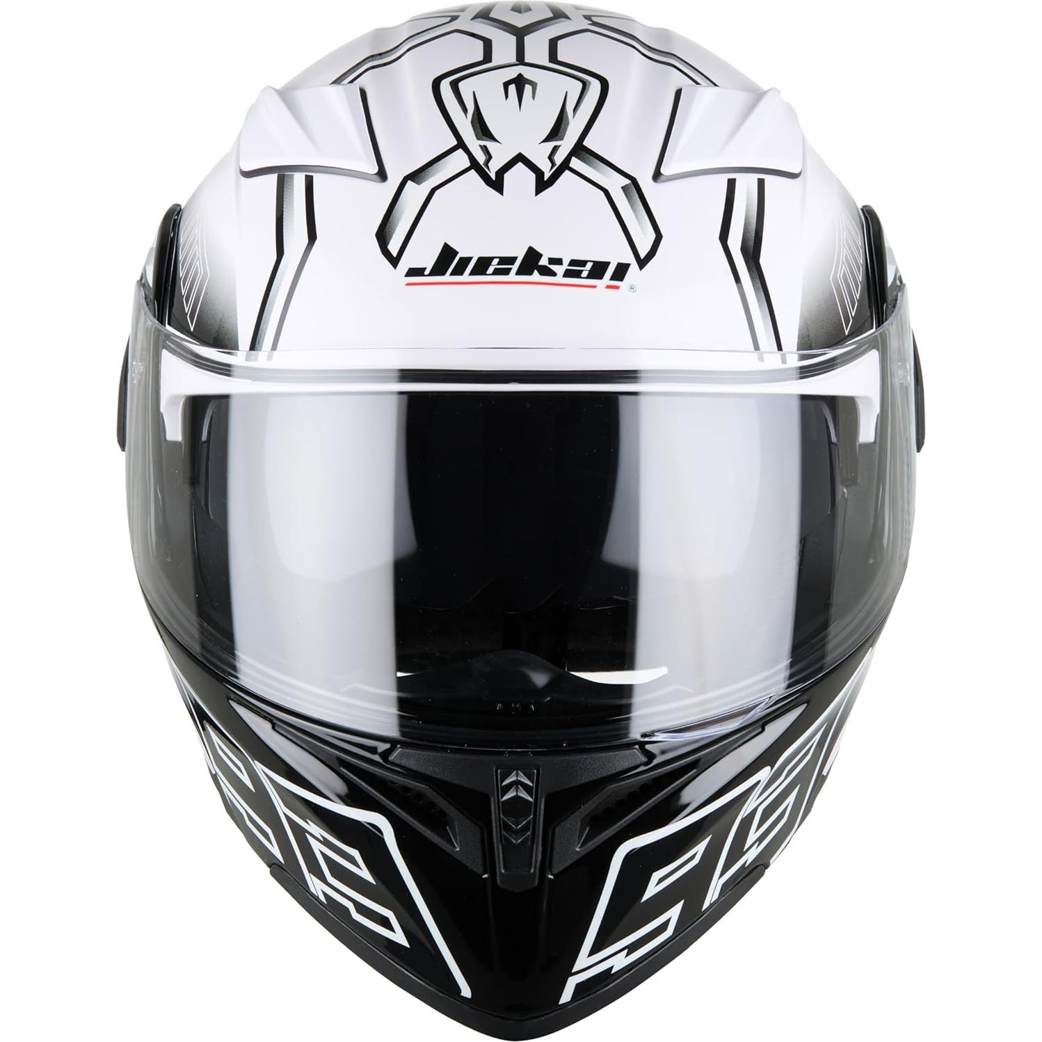 Casco Modular Abatible DOT 991 Blanco XXL con Doble Visor