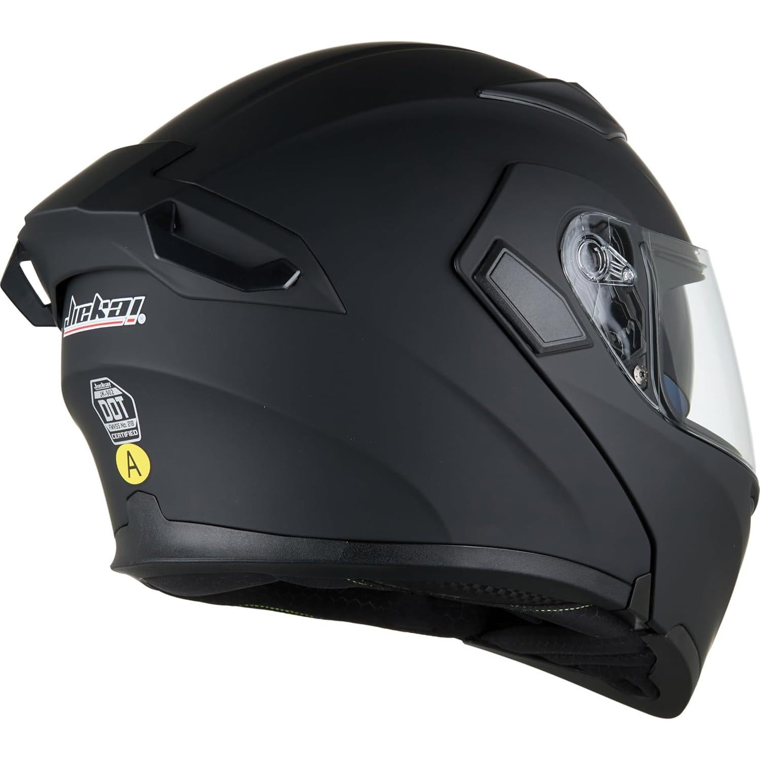 Casco de Moto Oubaiya 991 Doble Visor Negro Mate XXL