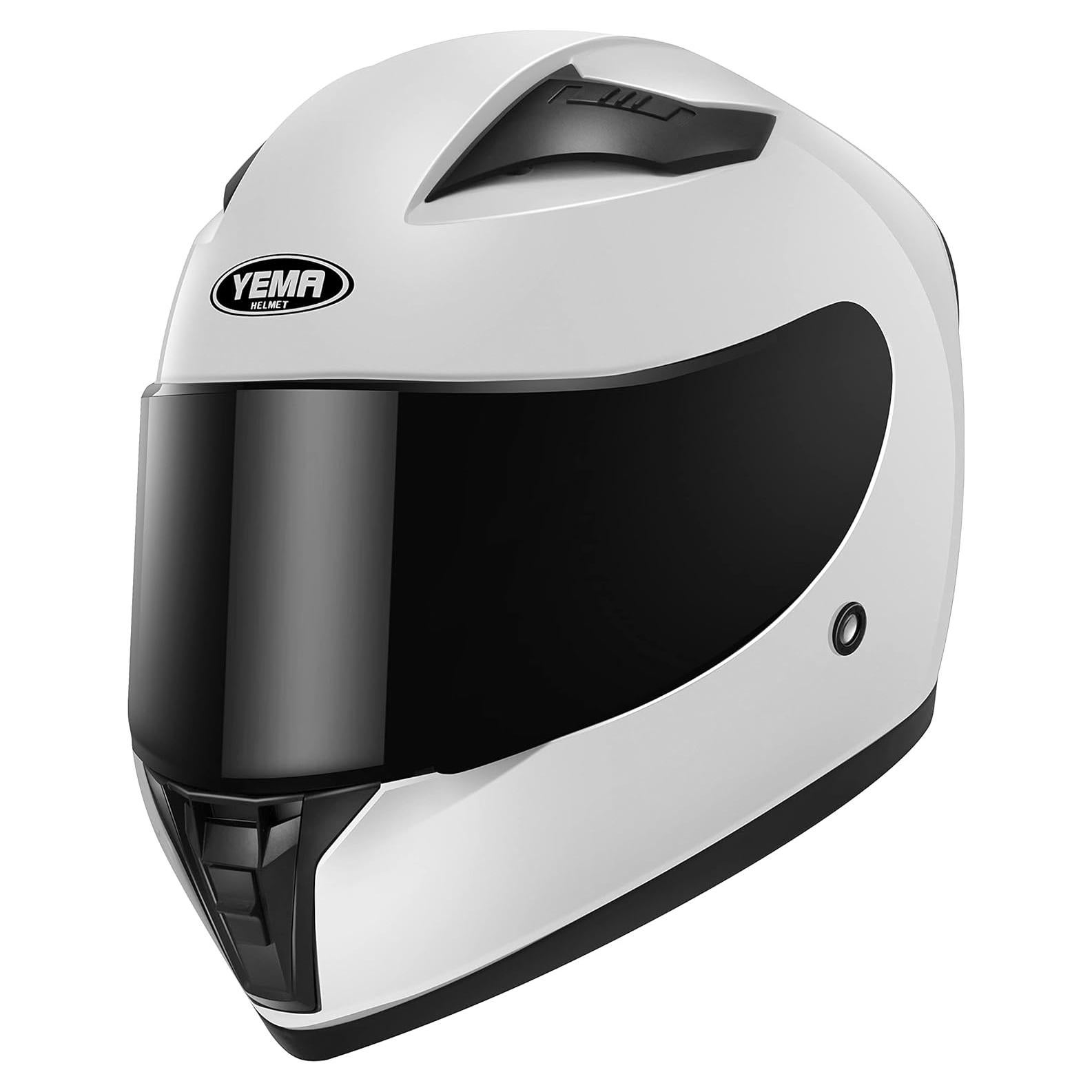 Casco de Moto YEMA Integral YM-832 Negro Mate Unisex