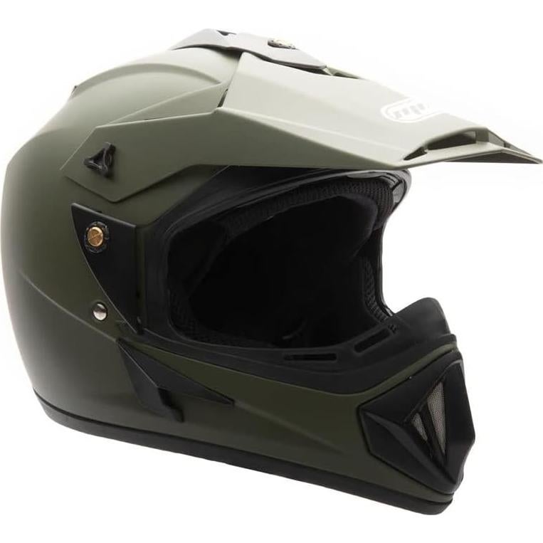 Casco MMG Off Road para Adultos Azul Brillante con Gafas