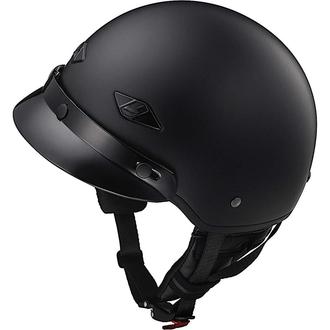 Casco LS2 Bagger 568 Unisex Negro Mate Acolchado Lavable