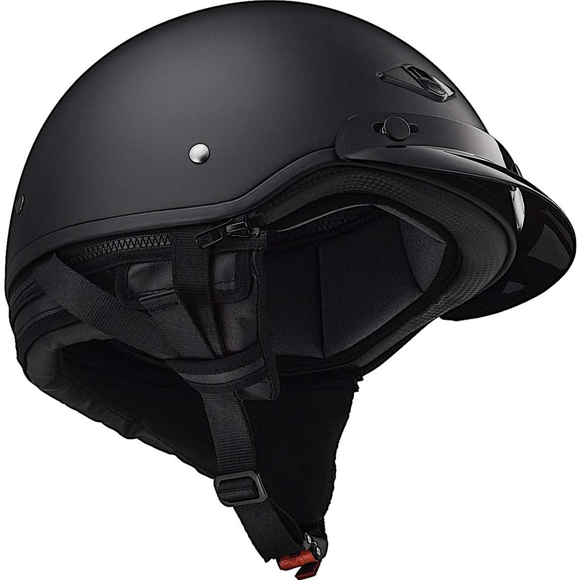 Casco LS2 Bagger 568 Unisex Negro Mate Acolchado Lavable