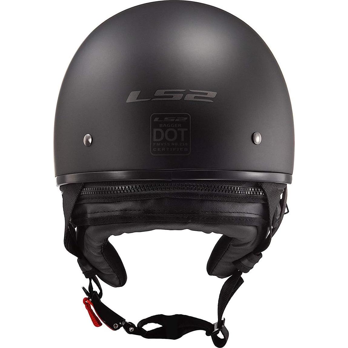 Casco LS2 Bagger 568 para motocicleta Negro Mate