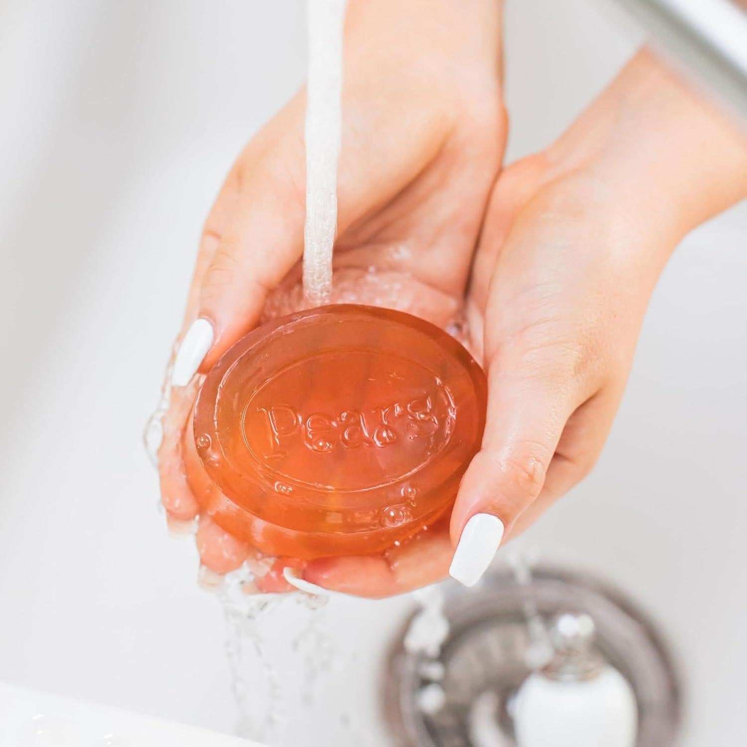 Jabón Pears de Glicerina Ámbar 100g - Paquete de 12 Unidades