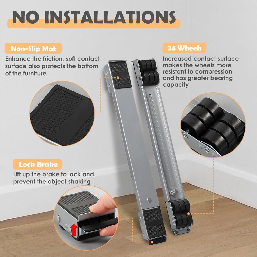 KELIXU Soporte Móvil para Electrodomésticos 660 kg Gris