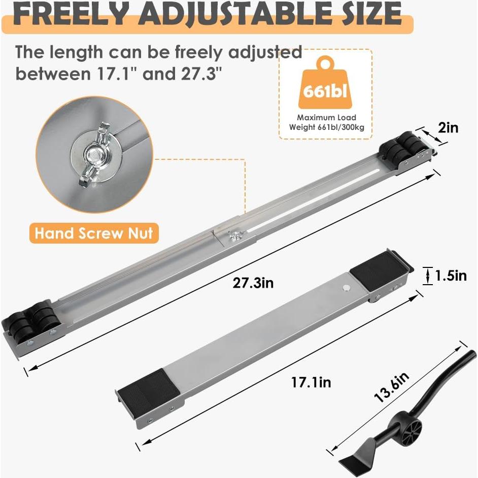 KELIXU Soporte Móvil para Electrodomésticos 660 kg Gris