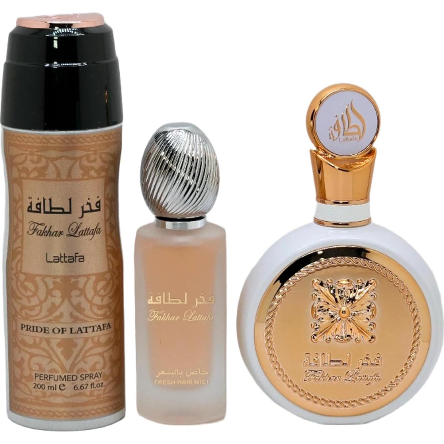 Conjunto de Fragancia Lattafa Fakhar para Mujeres 350 ml