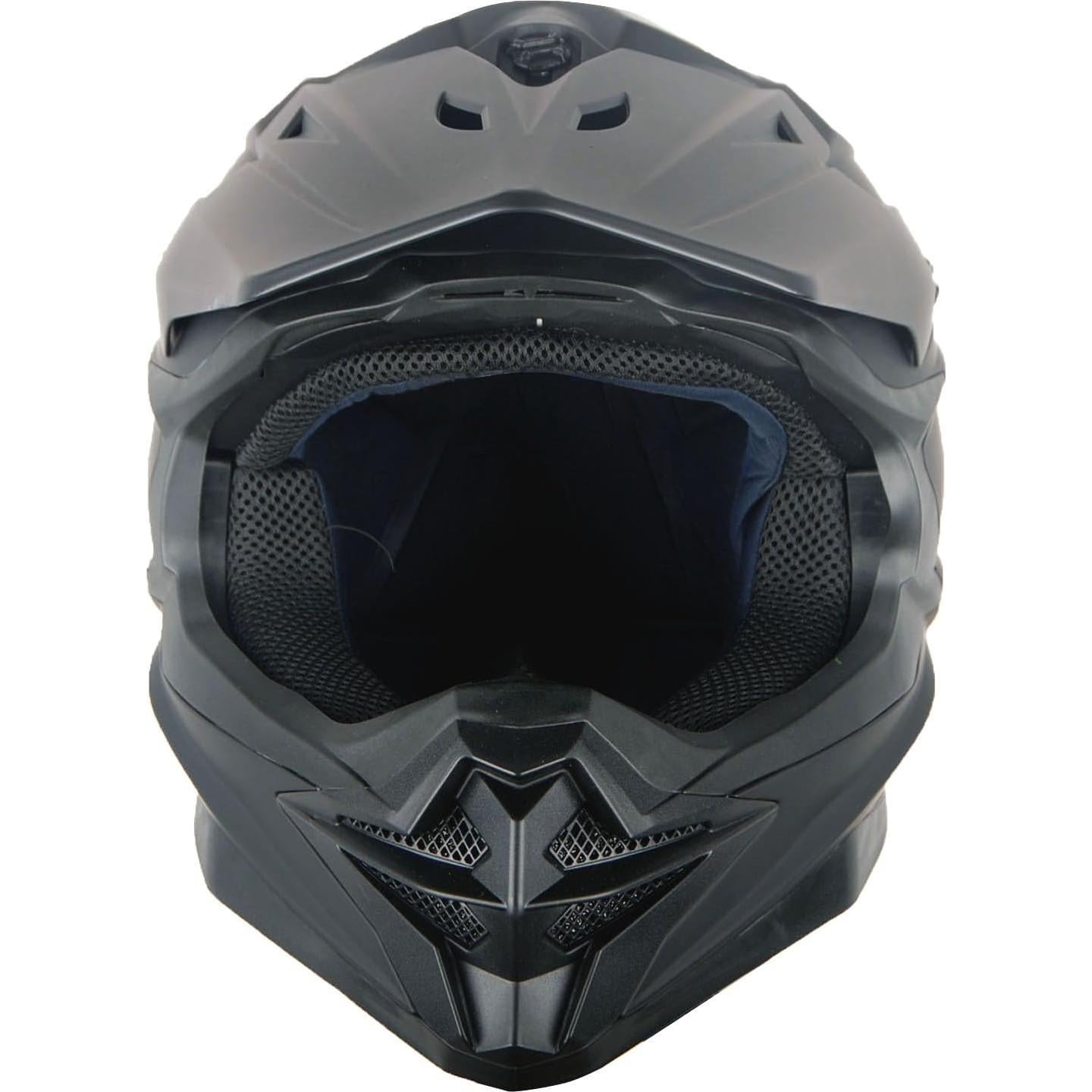Casco de Motocross 1Storm HF803 Negro Mate S