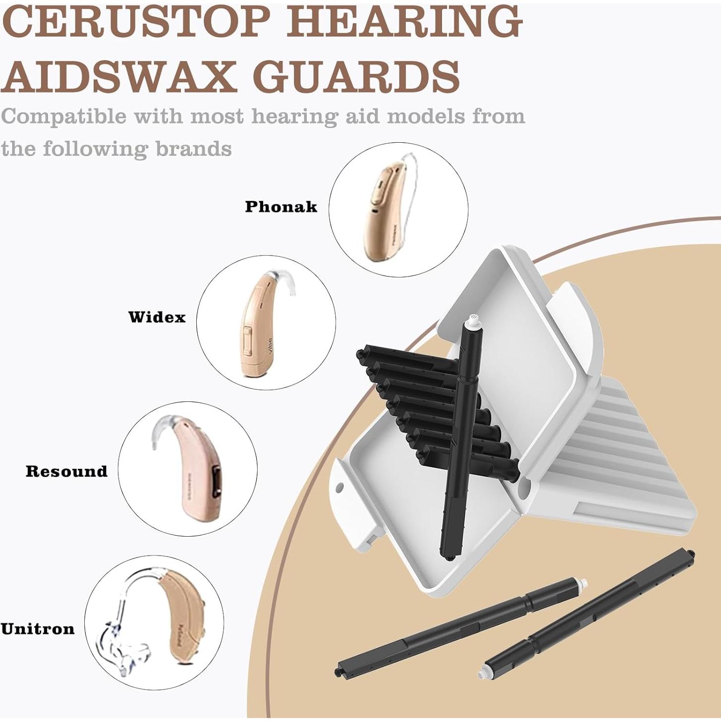 Filtros Cerustop para Cerumen Yoheally - 80 Pcs para Audífonos