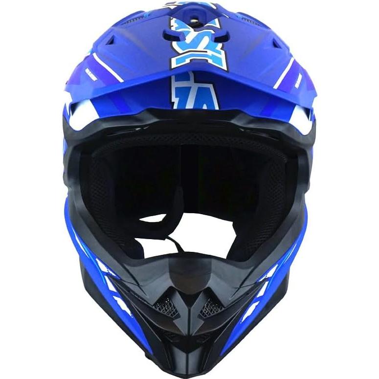 Casco 1Storm HF803 Motocross Adulto Negro Mate S