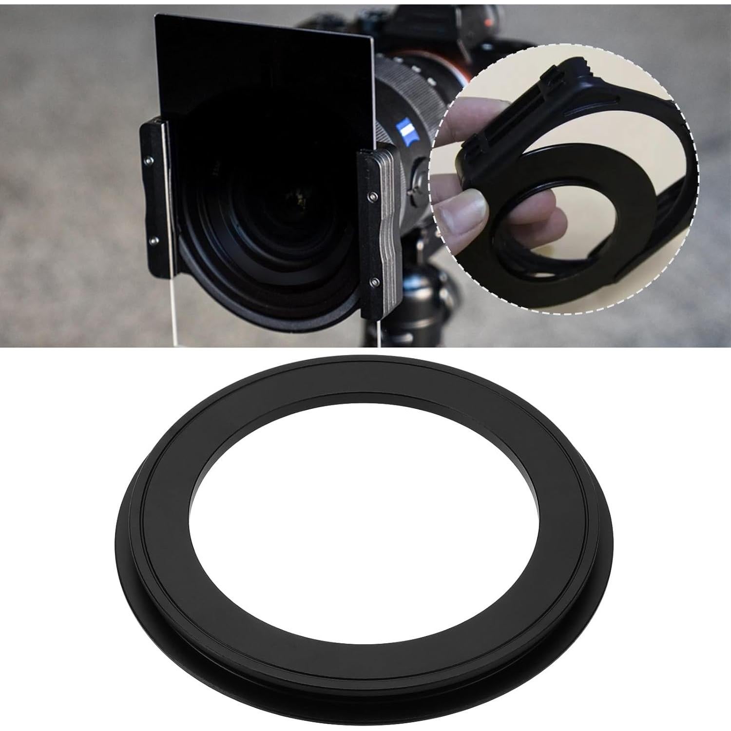 Anillo Adaptador de Filtro de Cámara Be In Your Mind 72mm a 100mm
