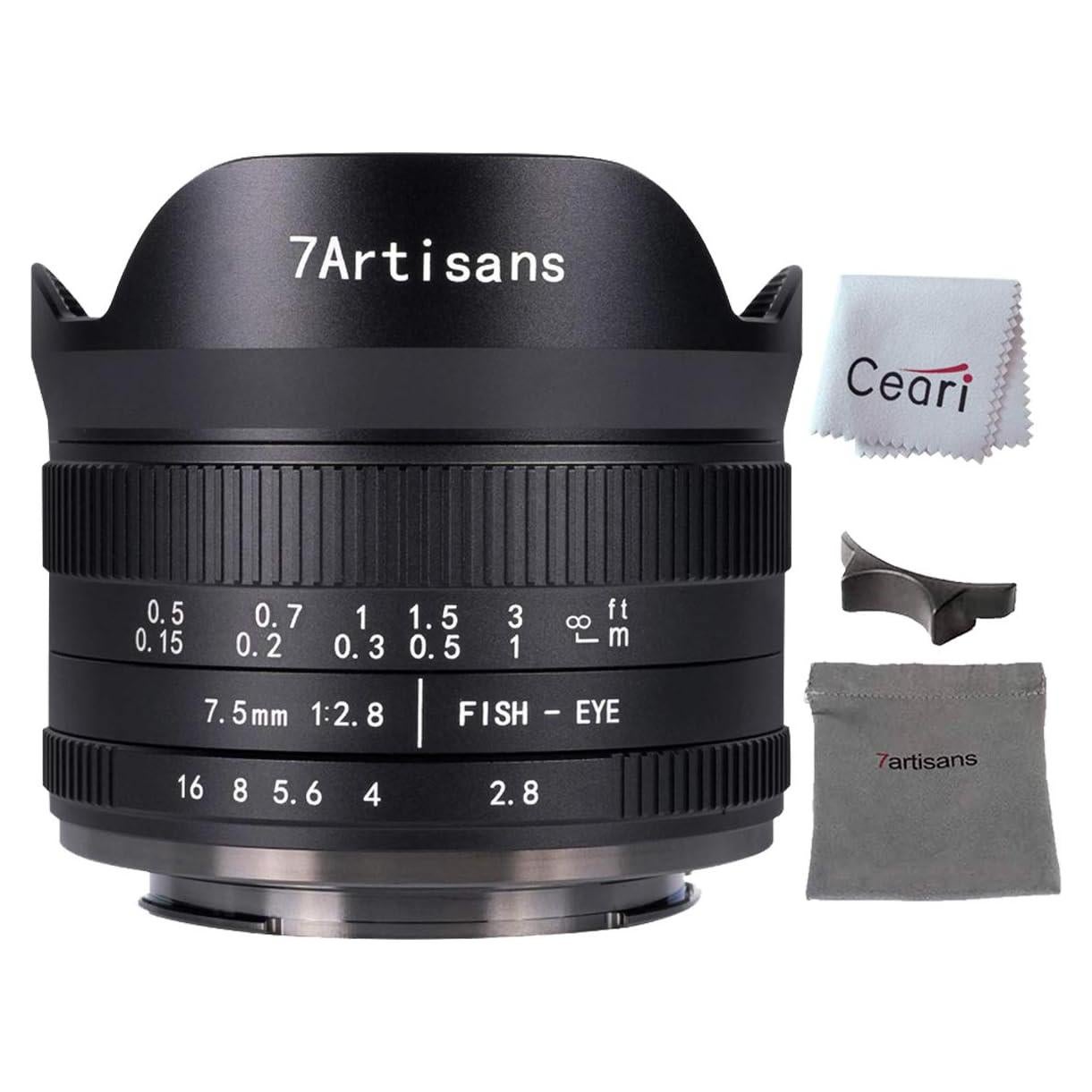 Lente Ojo de Pez 7artisans 7.5mm F2.8 II Micro 4/3