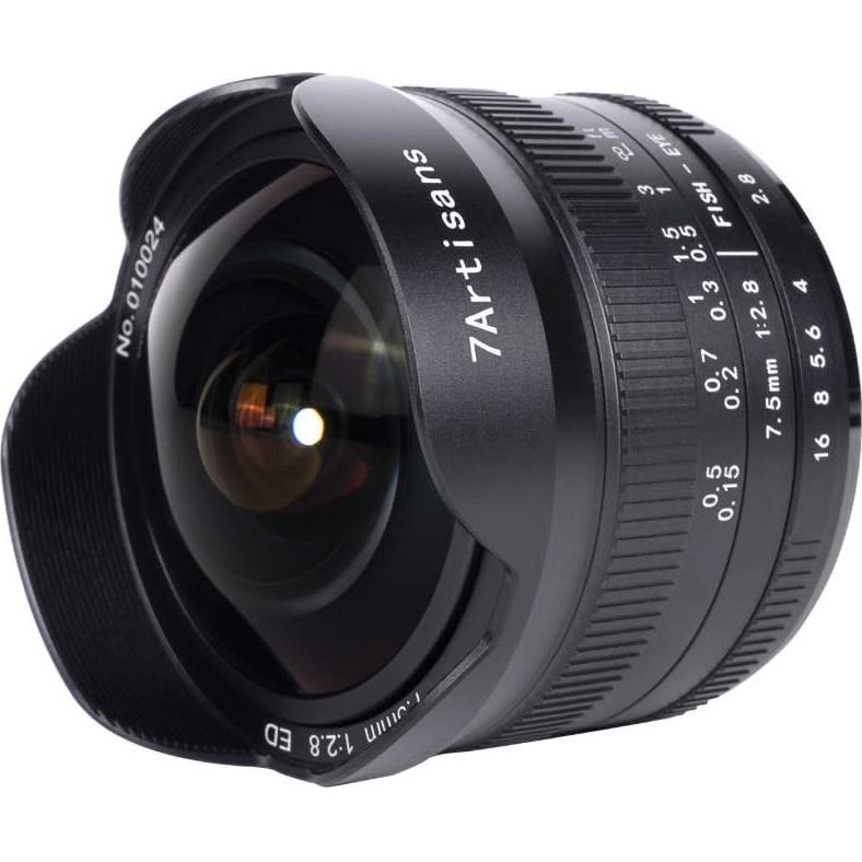 Lente Ojo de Pez 7artisans 7.5mm F2.8 II Micro 4/3