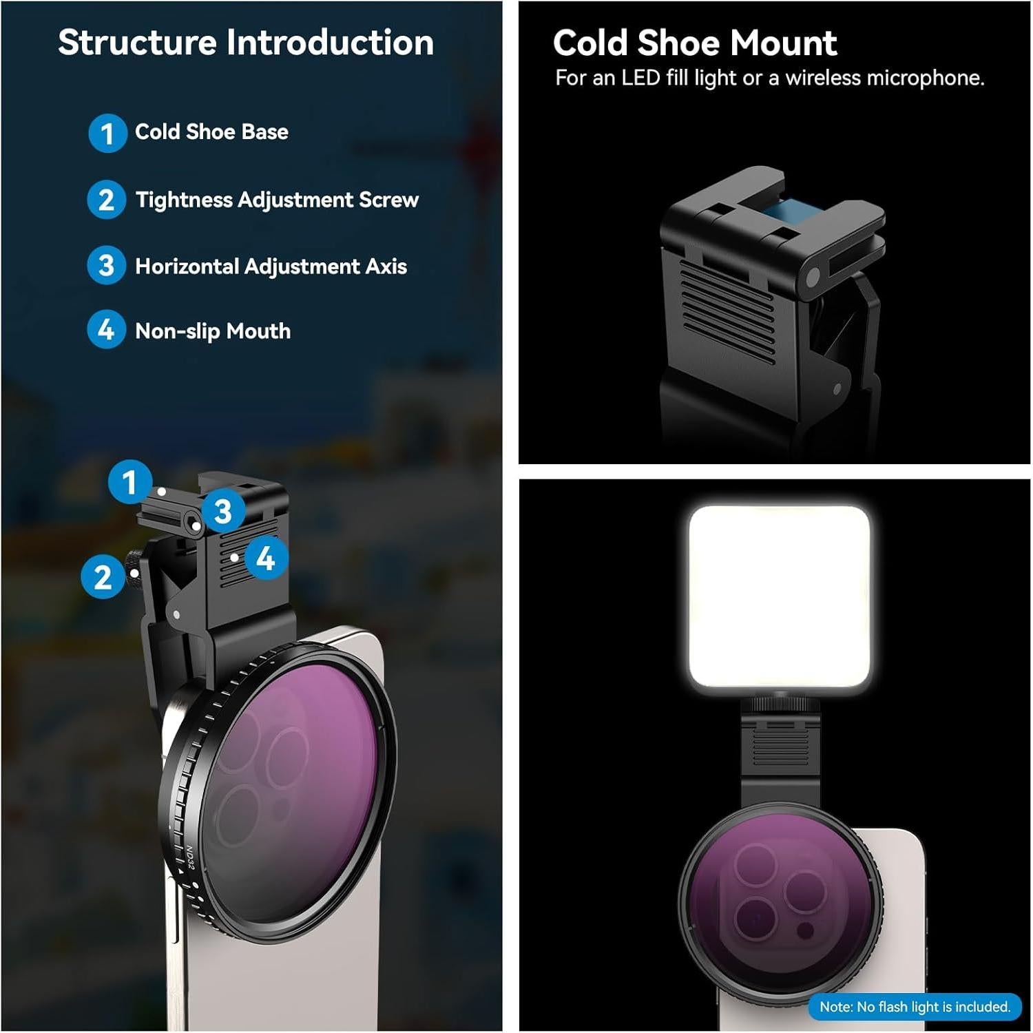 Filtro ND APEXEL 67mm Variable ND2-ND400 para Cámara