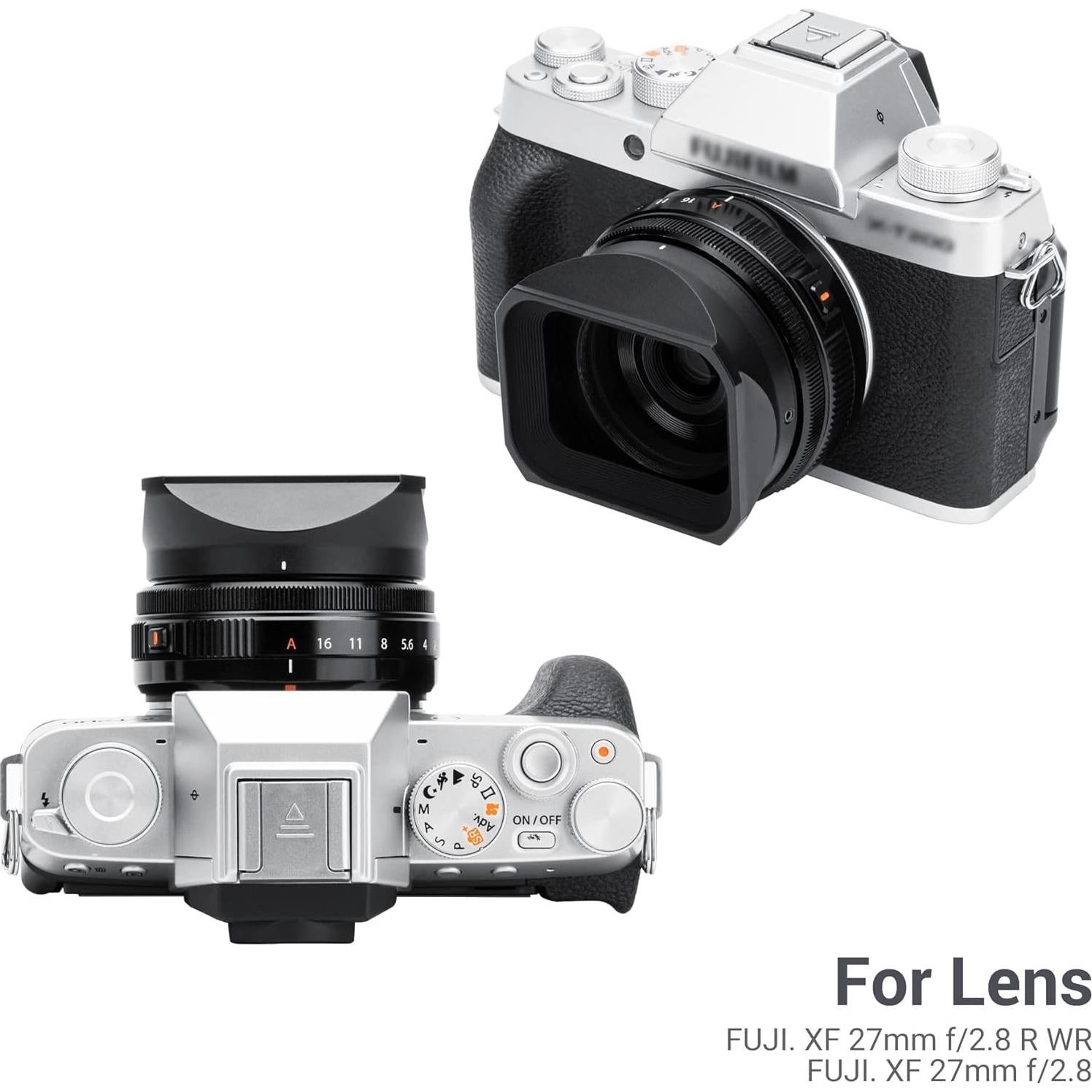 Capucha de Lente JJC para Fujifilm XF 27mm f/2.8 R WR
