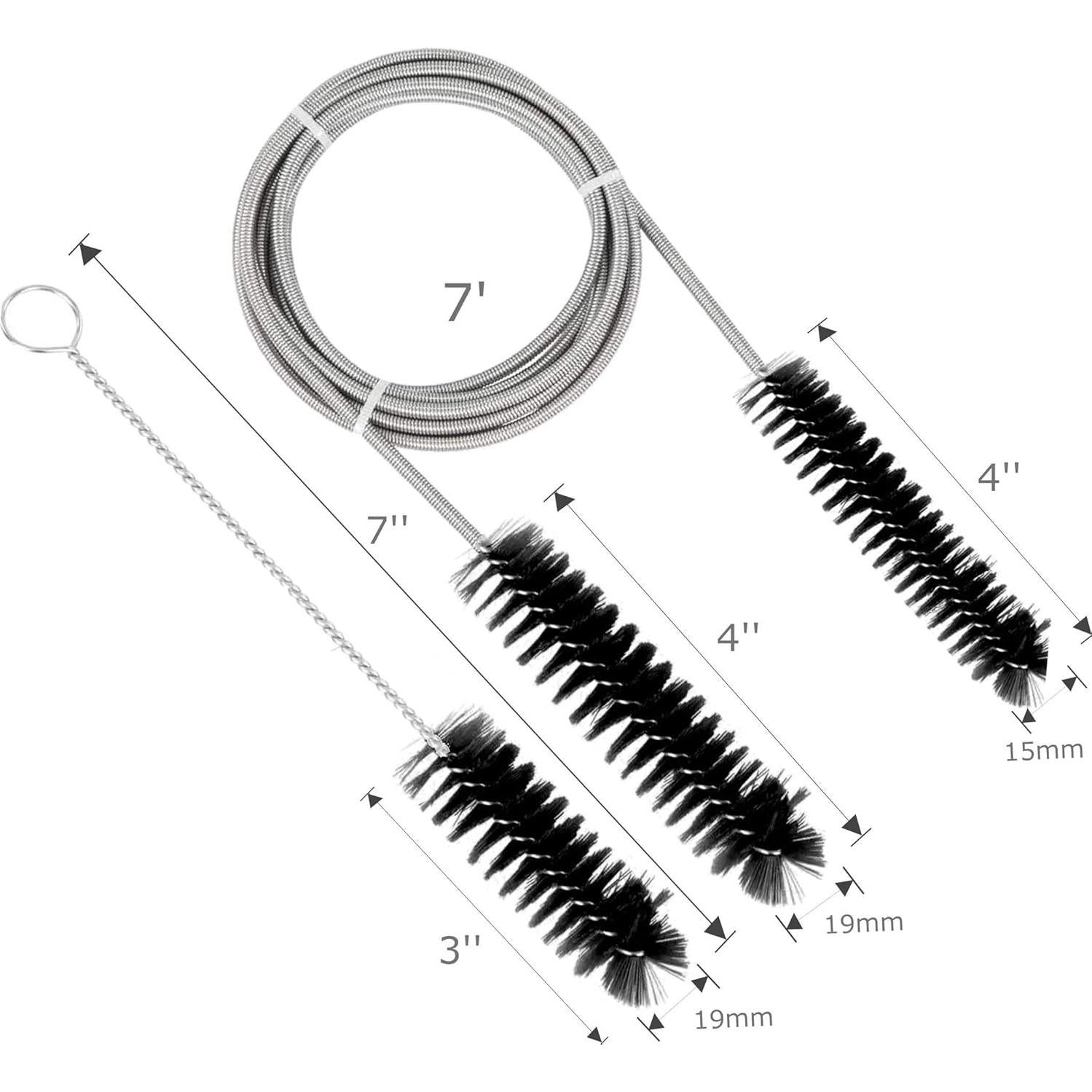 Cepillo de limpieza para tubo y máscara CPAP SUNMU 15mm 19mm
