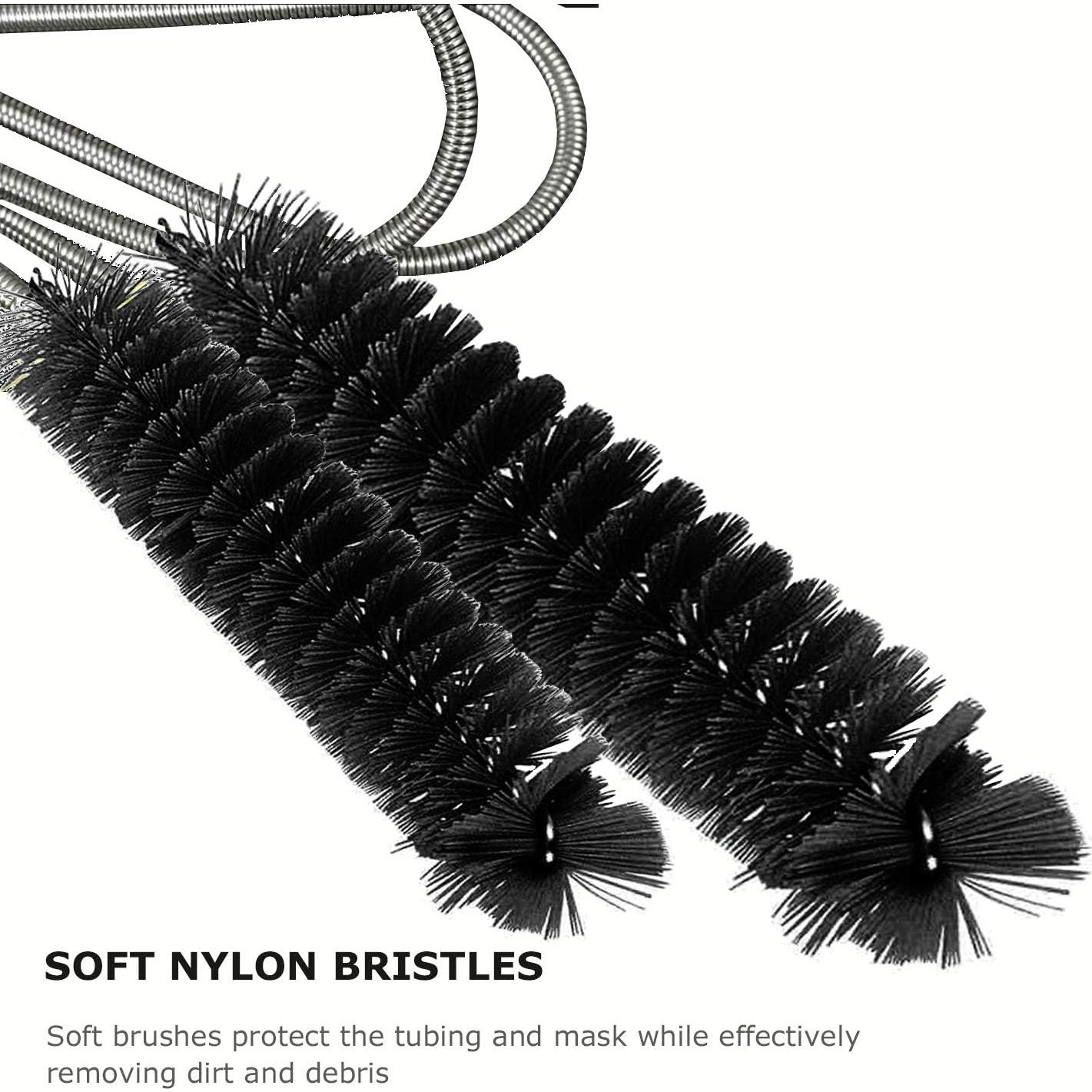 Cepillo de limpieza para tubo y máscara CPAP SUNMU 15mm 19mm