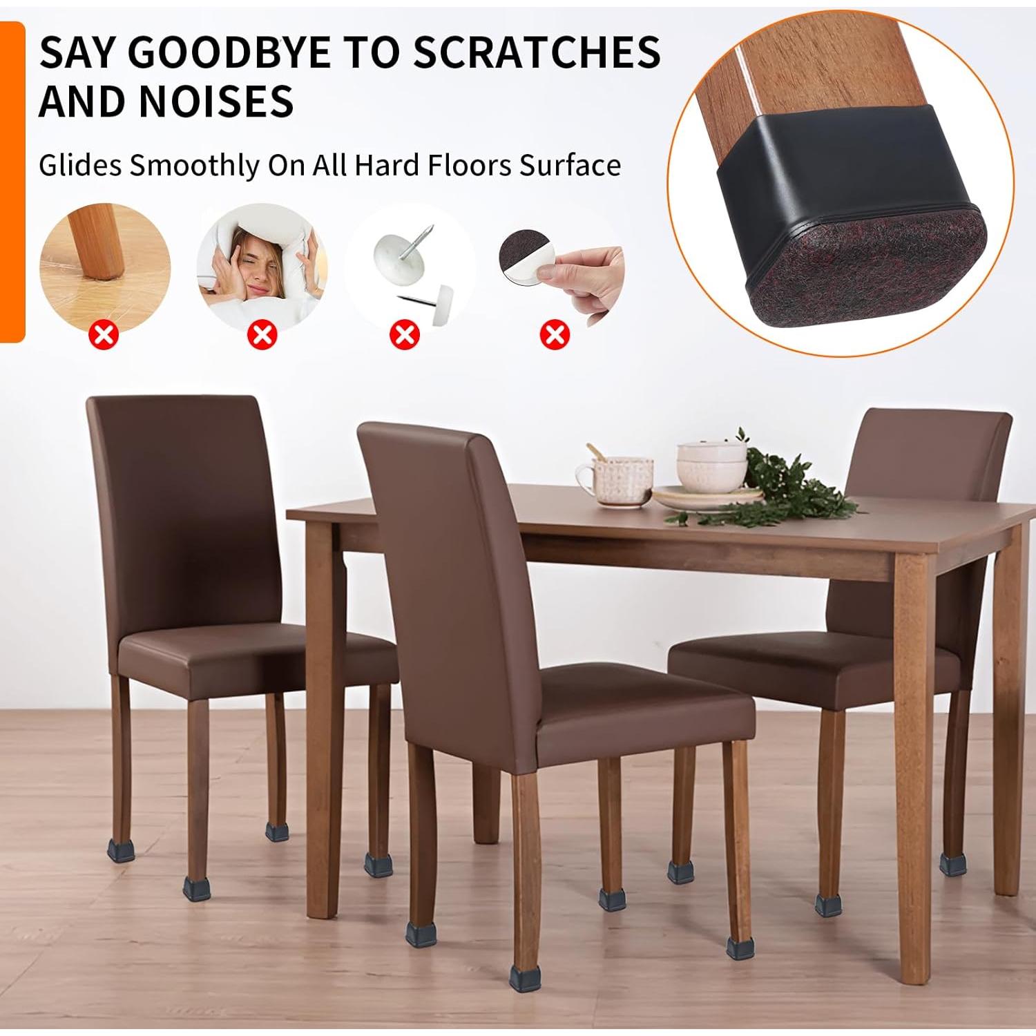 Ezprotekt 16 Protectores de Piso de Silicona para Muebles