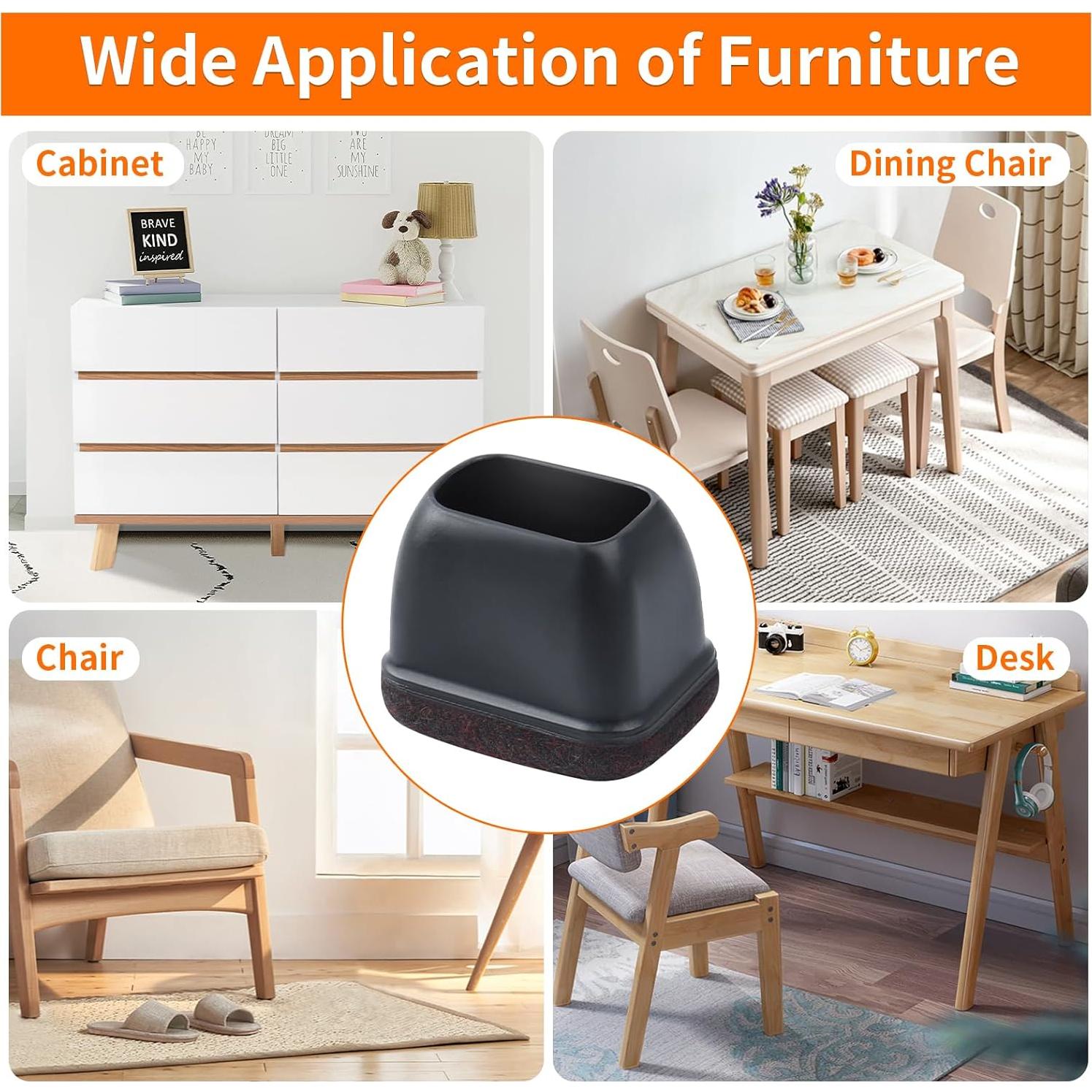 Ezprotekt 16 Protectores de Piso de Silicona para Muebles