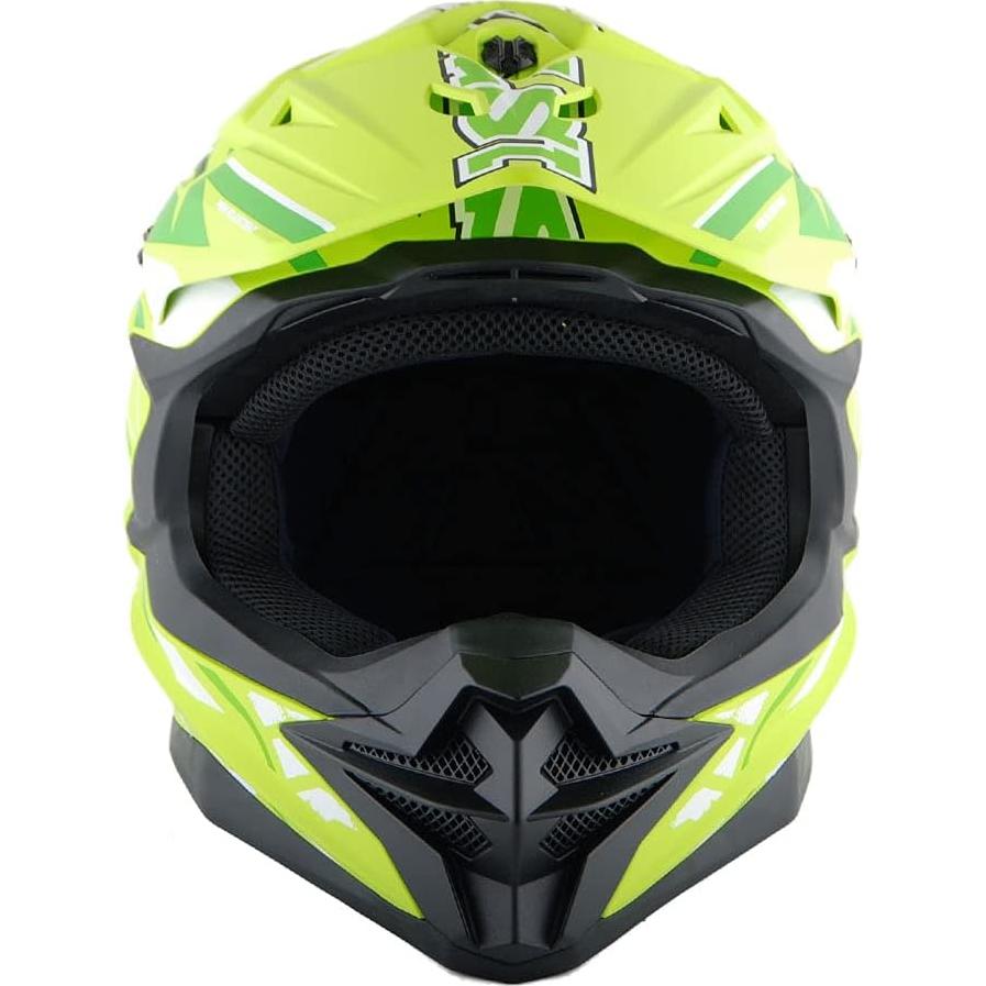 Casco 1Storm HF803 Motocross Adulto Negro Mate S