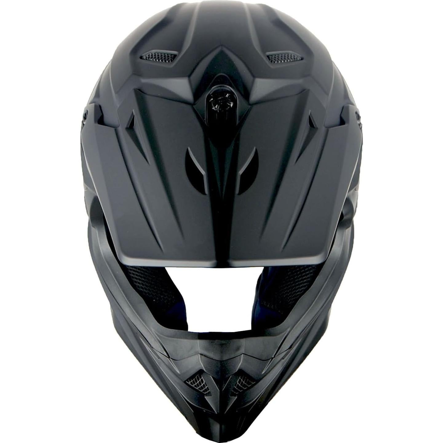 Casco 1Storm HF803 Motocross Adulto Negro Mate S