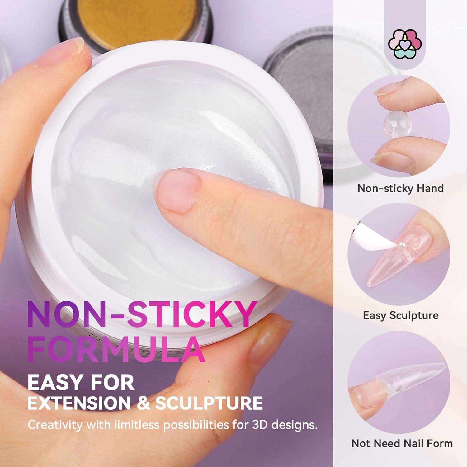 Gel Constructor Sólido para Uñas SAVILAND 60g 3D No Pegajoso