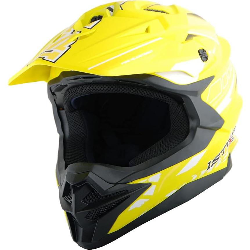 Casco 1Storm HF803 Motocross Adulto Negro Mate S